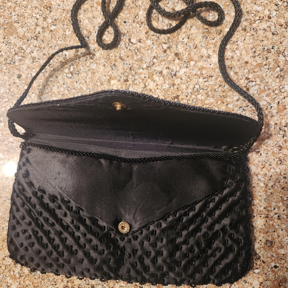Beaded dress purse